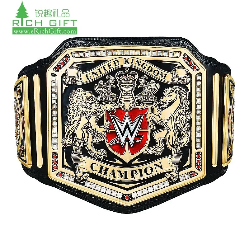 Low minimum Custom Champion Belt Heavy Big Metal Leather Wrestling Boxing Martial Arts winner gold Championship Belts