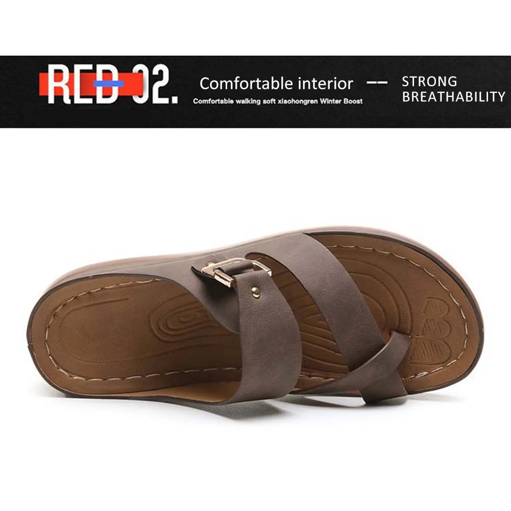 High Heel Slipper For Women Lightweight Comfortable Beach Shoes For Shopping