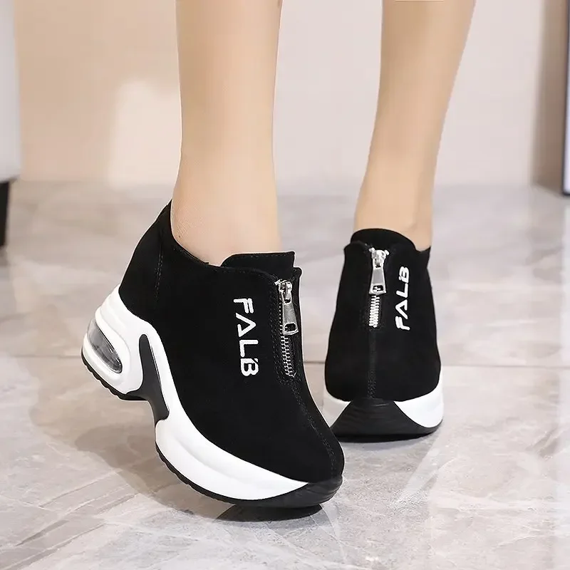 Women\'s Sneakers with Platform Womens Shoes Casual Woman Wedge Basket Shoes Tennis Female Thick Woman\'s Summer Trainers