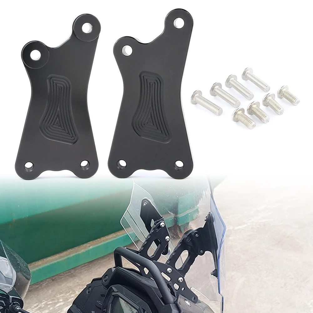 

Fit For KAWASAKI KLR 650 KLR650 2022-2023 Windshield Riser Adapter Adjustable Windscreen Mount Bracket Motorcycle Accessories