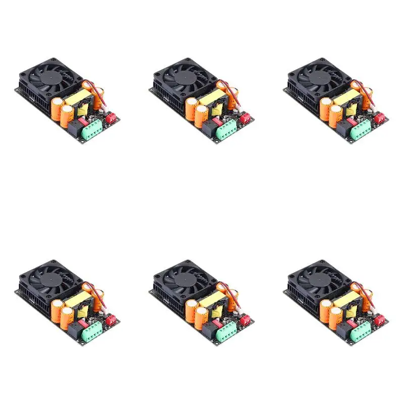 6Pack X(1000W Mono Subwoofer Class D Digital Amplifier Board IRS2092S for Stage Home Theater High Power Audio AMP Module
