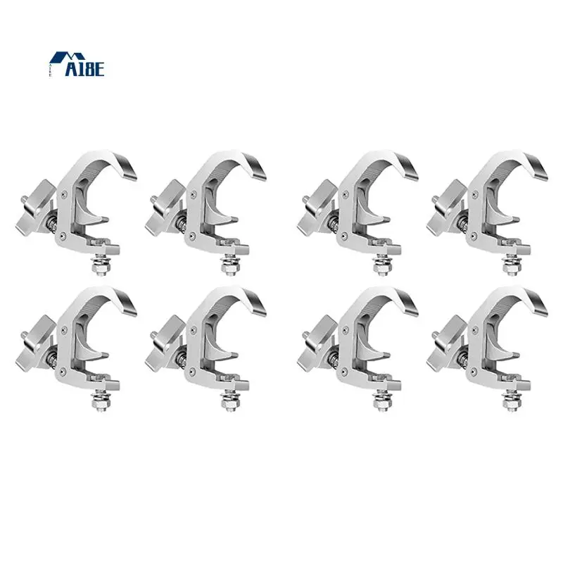 

A18E-8Packstage Lighting Clip Hook, Aluminum Alloy Professional Rack Clamp, For Moving The Head Stage Stage Lighting Fixtures