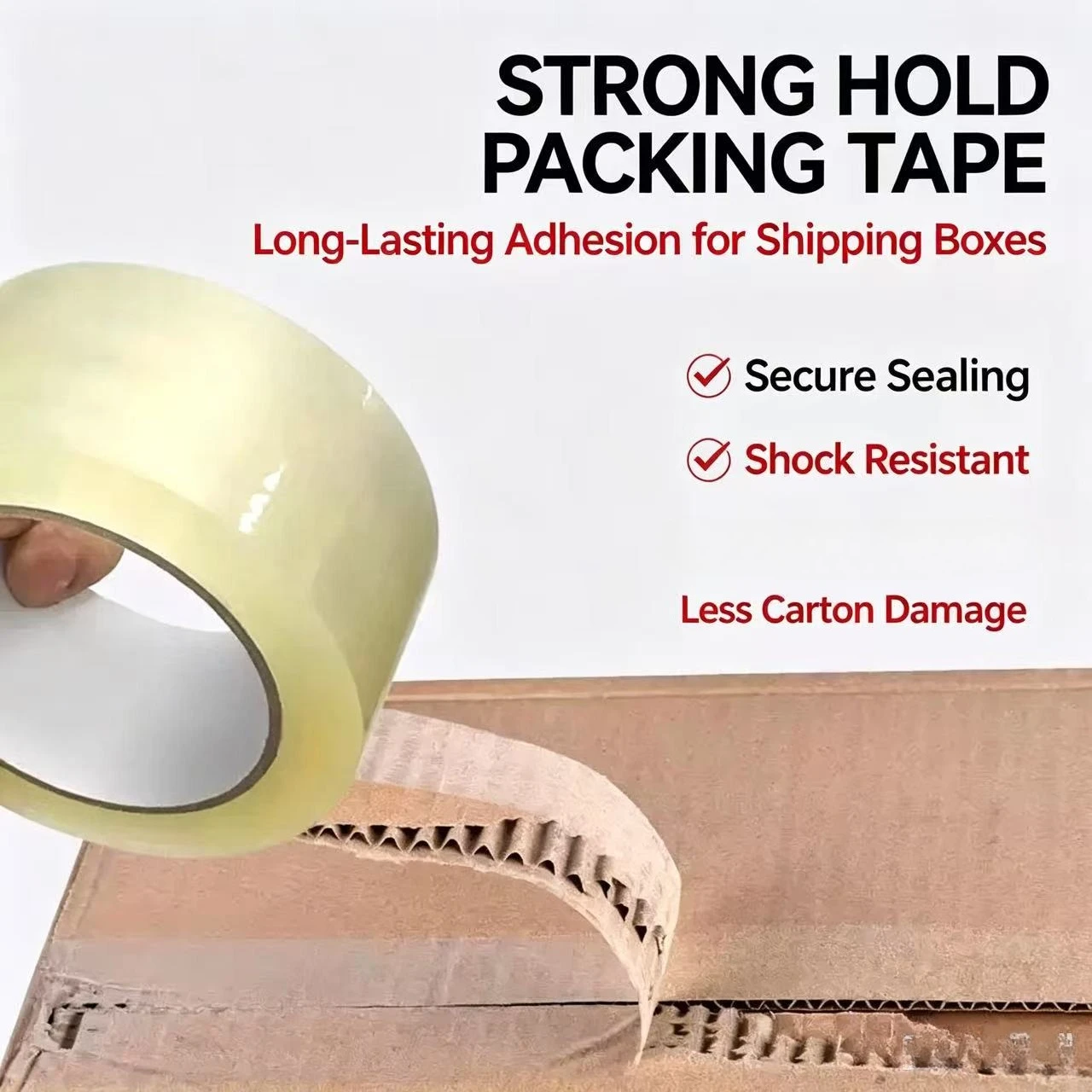 Polypropylene Tape, Low Friction Tape Noise Reduce & Surface Protect, Anti Squeak Tape for Wood, Drawers, Cabinets, Curtains