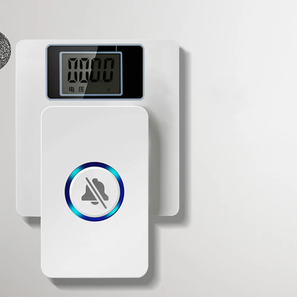 Wireless Doorbell Household Cordless Doorbell with 1 Receiver Classroom Door Bell Kit 4 Volume Level for Home Office Hospital