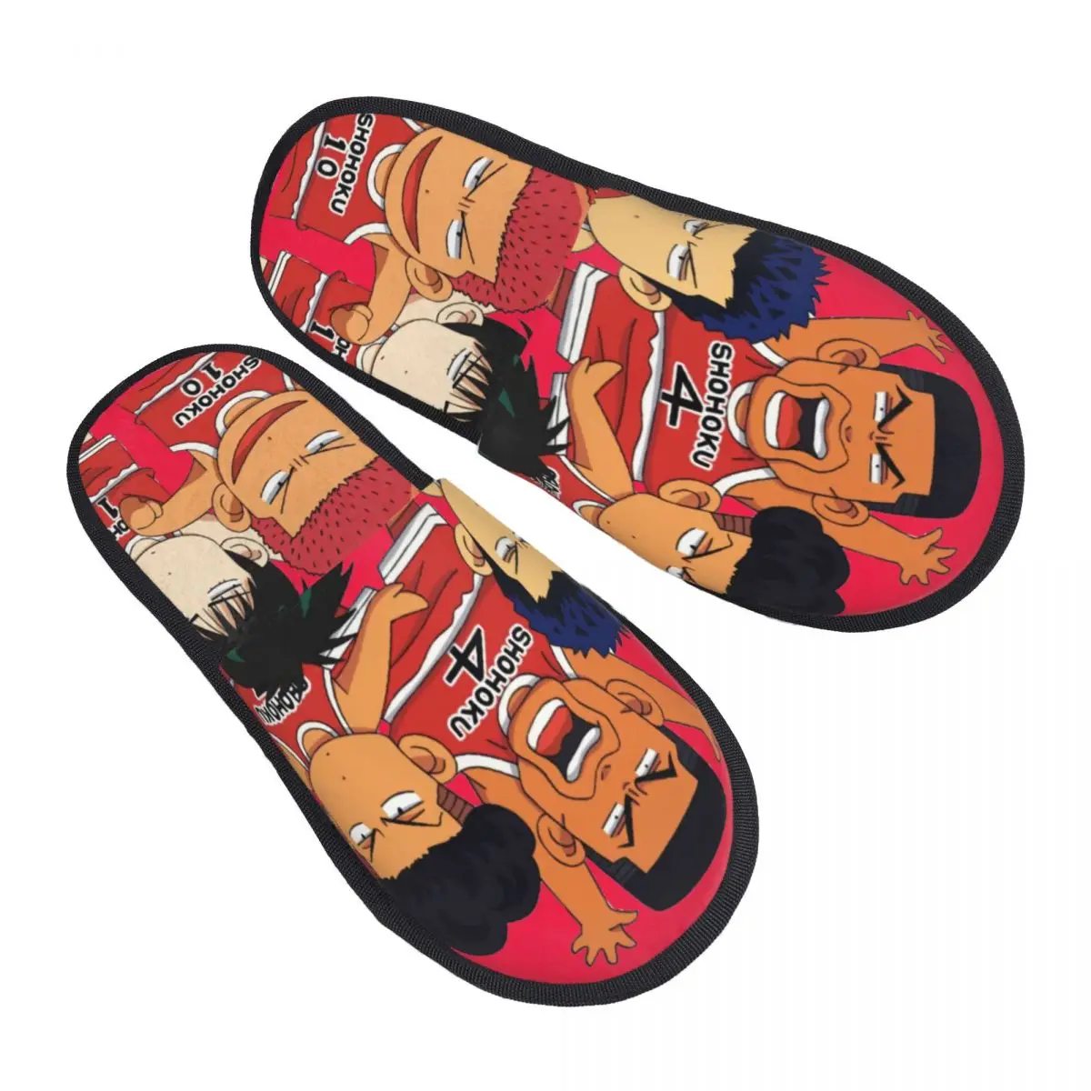 Happy Funny Anime SHOHOKU Men Women Furry slippers nice-looking special Home slippers