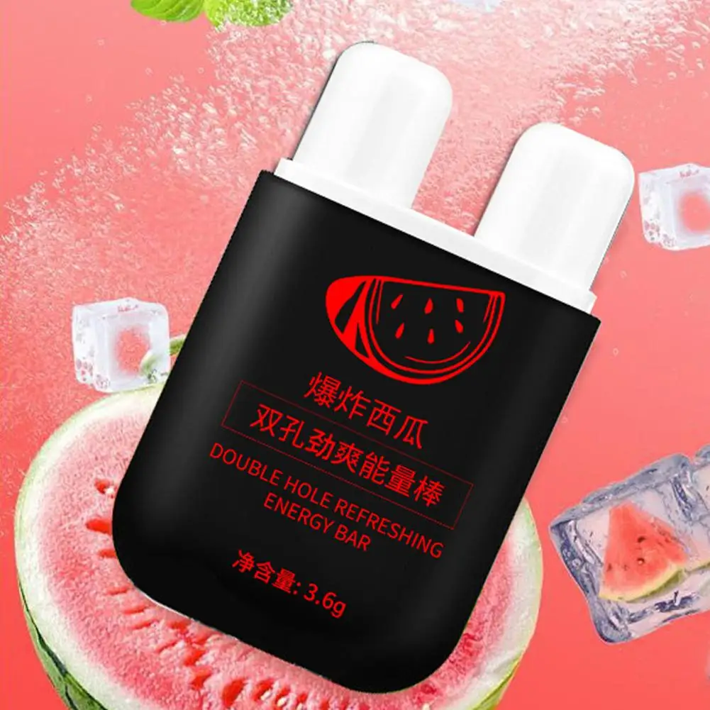 6 Scents Double Hole Energizing Energy Bar Aromatherapy Nasal Inhaler Energy Vapors Stick Aromatherapy Stick Stimulating Scent