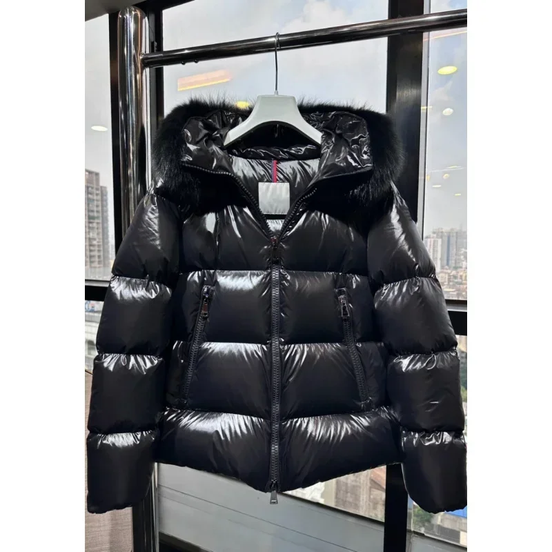 Winter Mens Goose Down Jacket Arm Badge NFC Function Puffer Jacket Coat Male Casual High Quality Overcoat Thermal Fashion Coats