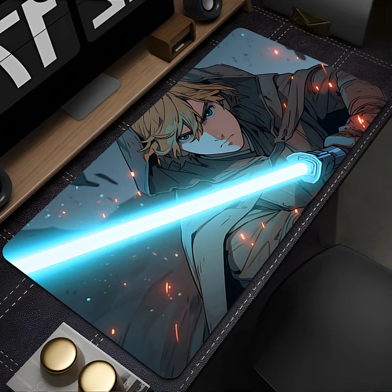 

Star Wars Luke Skywalker Mouse Pad Gaming Mousepad Rubber Mouse Mat Gamer Desk Mat Mechanical Keyboard Desk Pads Mousepads