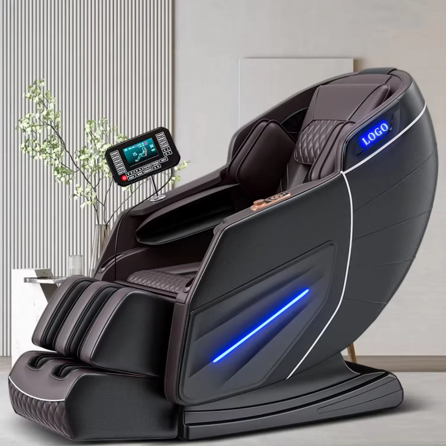 2023 New Arrival  Full Body Zero Gravity SL-Track Massage Chair  AI Voice 3D Massager Sofa 4D YJ-5888 Electric Massage Chair images - 6