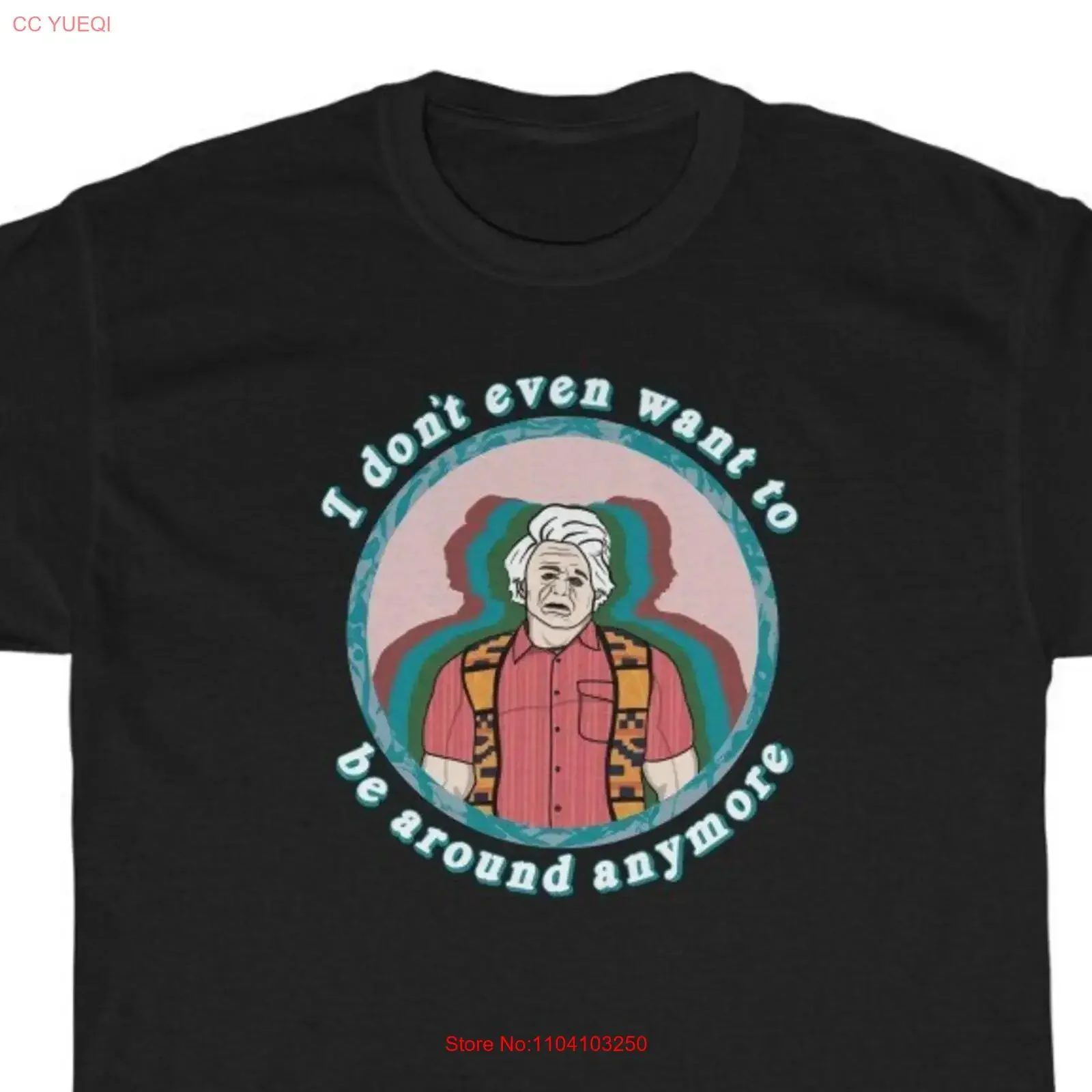 Pieno que deberías dejar la broma Show Carmin Laguzio No te quiero mucho más Camiseta de algodón pesado vintage lavada