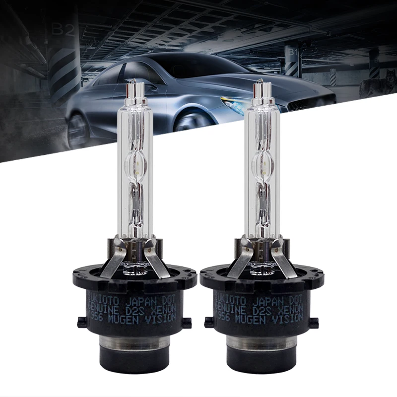 2PCS SUKIOTO JAPAN GENUINE D2S 3000K 6000K XENON MUGEN VISION D2S D2R 5000K D4S D4R 4300K 8000K HID Headlamp Car Headlight Bulb