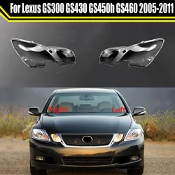 Car Headlight Glass Lens Cover Shade Shell Transparent Auto Light Housing Lamp Caps For Lexus GS300 GS430 GS450h GS460 2005~2011