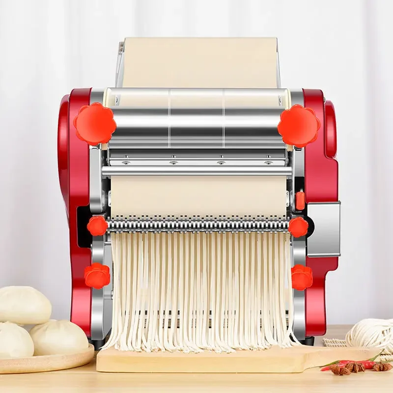 180Type Auto Noodles Cutter electric fresh pasta maker machine processing Dough Roller sheeter kneading dumpling wrapper cuttin