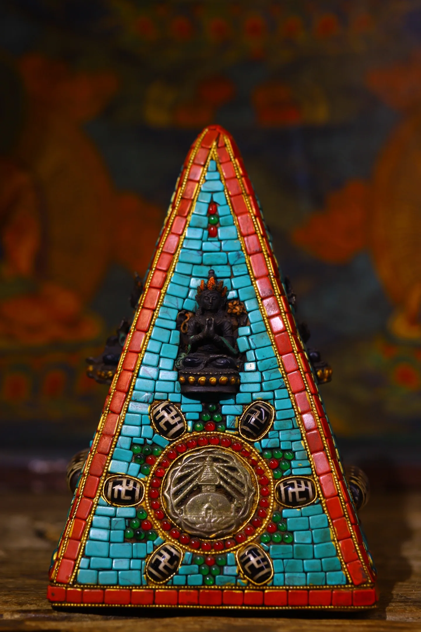 8"Tibetan Temple Co…