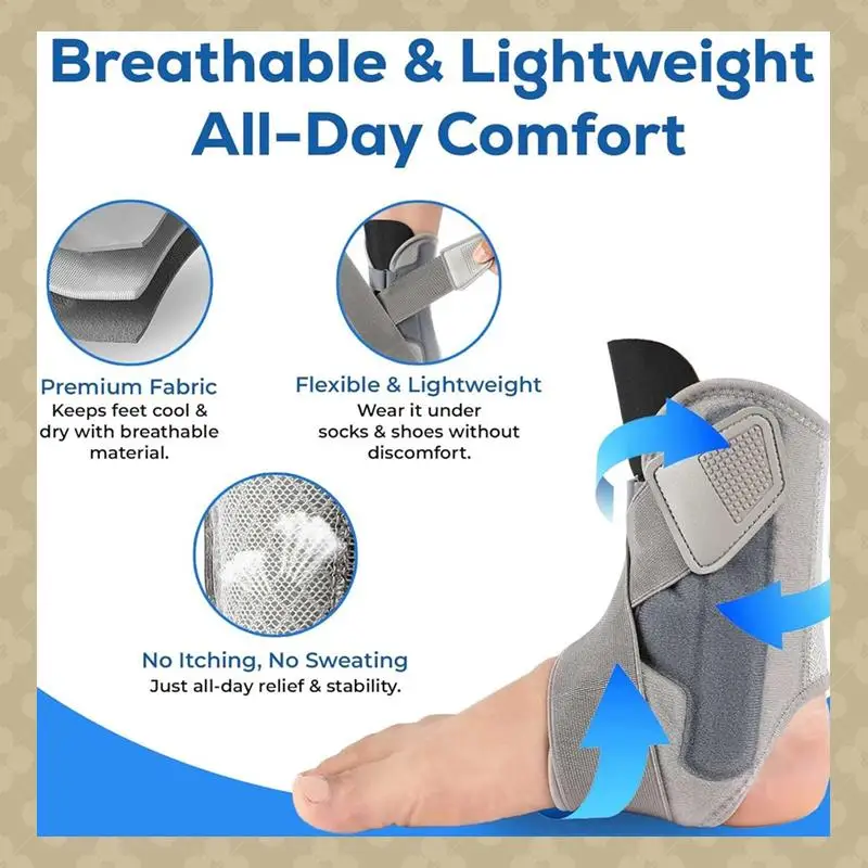 

AB45 Ankle Brace For Women Men With Removable Side Splints For Basketball Volleyball Tennis For Sports, Ankle Support