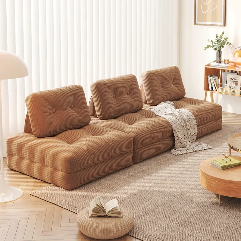 Living Room Sectional Velvet Sofas Bed Set Modern Corner Modular Recliner Chair Couch Furniture Fabric Sofa Beds