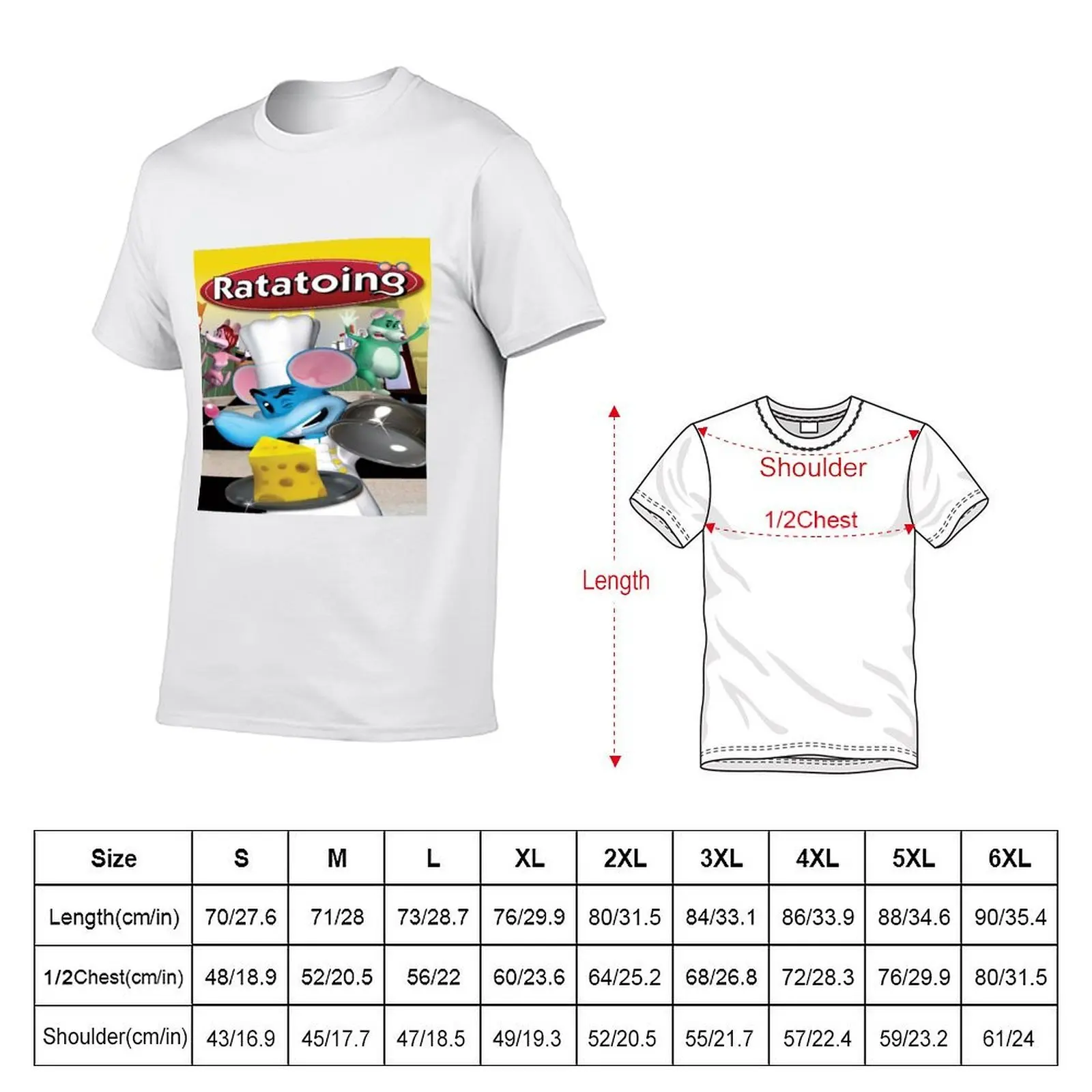 ratatoing T-Shirt funny t shirts dark humor man t shirt cotton high quality T-Shirt
