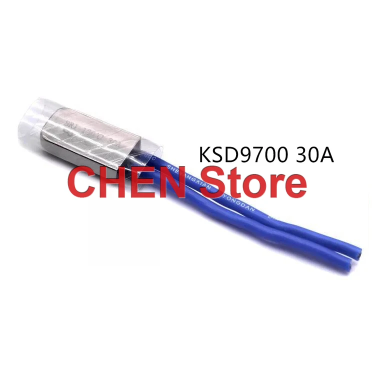 

5PCS NEW KSD9700 Thermal Protection Temperature Control Switch 30A 250V Normally Closed 115/120/130/135/140/145/150 Degrees