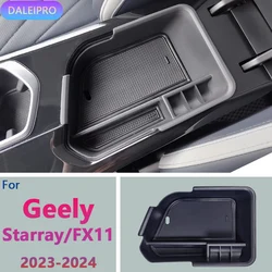 Car Armrest Box Center Console Organizer Tray For Geely Starray 2023 2024 Storage Box Holder Accessories for Atlas FX11 Boyue L