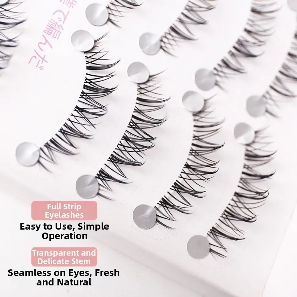 Faux cils de style thaïlandais, longs et naturels, sans cruauté, faits à la main, outils de maquillage pour les yeux, extensions de cils
