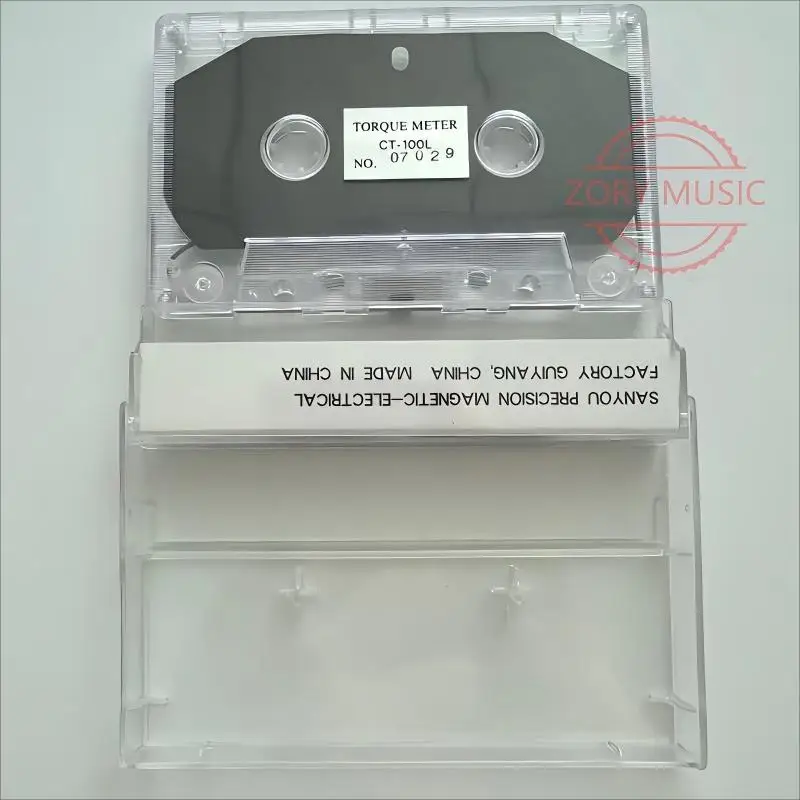 Torque meter test tape Sanyou CT-100L, measuring forward and reverse amplification, fast forward and rewind torque view 4