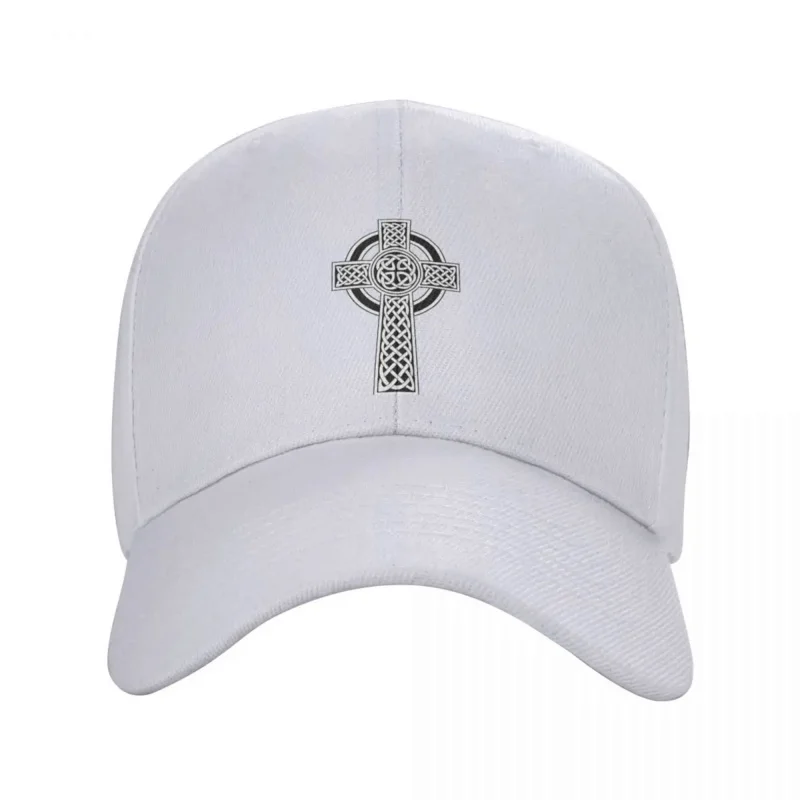 Custom Celtic Cross Celts Symbol Baseball Cap Men Women Adjustable Trucker Hat Outdoor