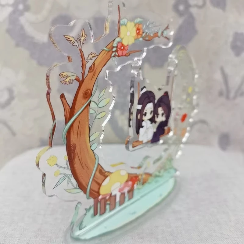 Fashion Play Swing Model Anime Mo Dao Zu Shi Acrylic Stand Action Figure Desktop Wei Wuxian Lan Wangji Decoration Gifts