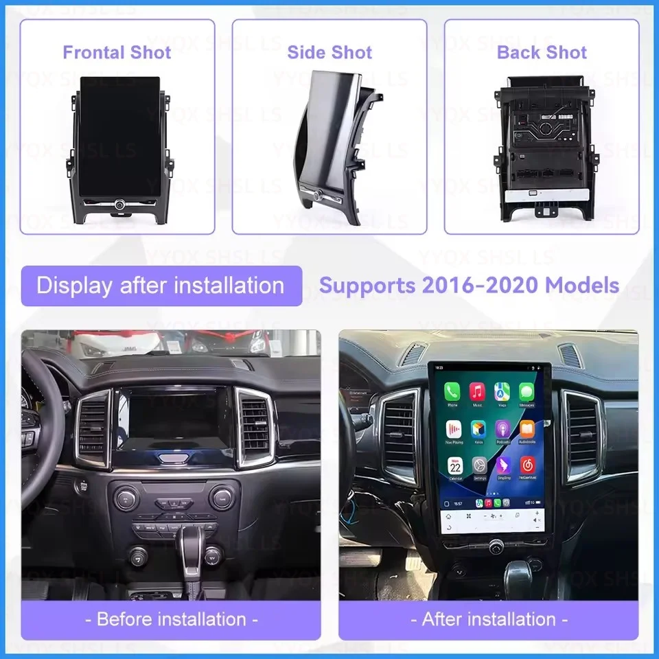 

14.5‘’ For Ford Everest 2016-2020 Car radio Android Auto Wireless Carplay GPS Navigation Multimedia Player Carplay Headunit