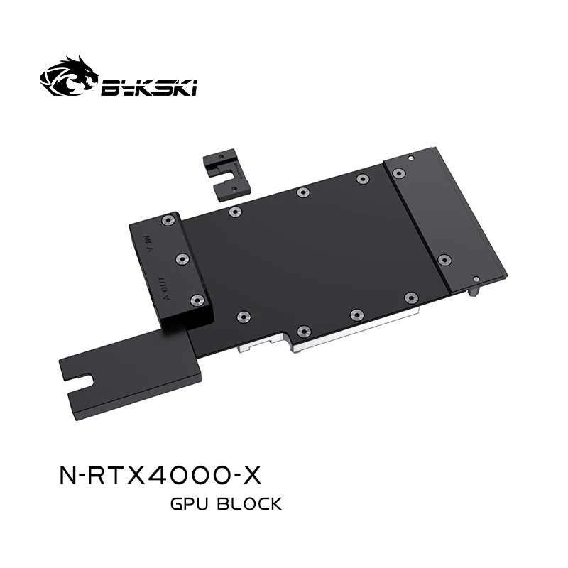 Bykski N-RTX4000-X GPU Water Cooling Block for NVIDIA RTX4000 Ada Full Metal Liquid Cooler Graphics Card Cooling Radiator