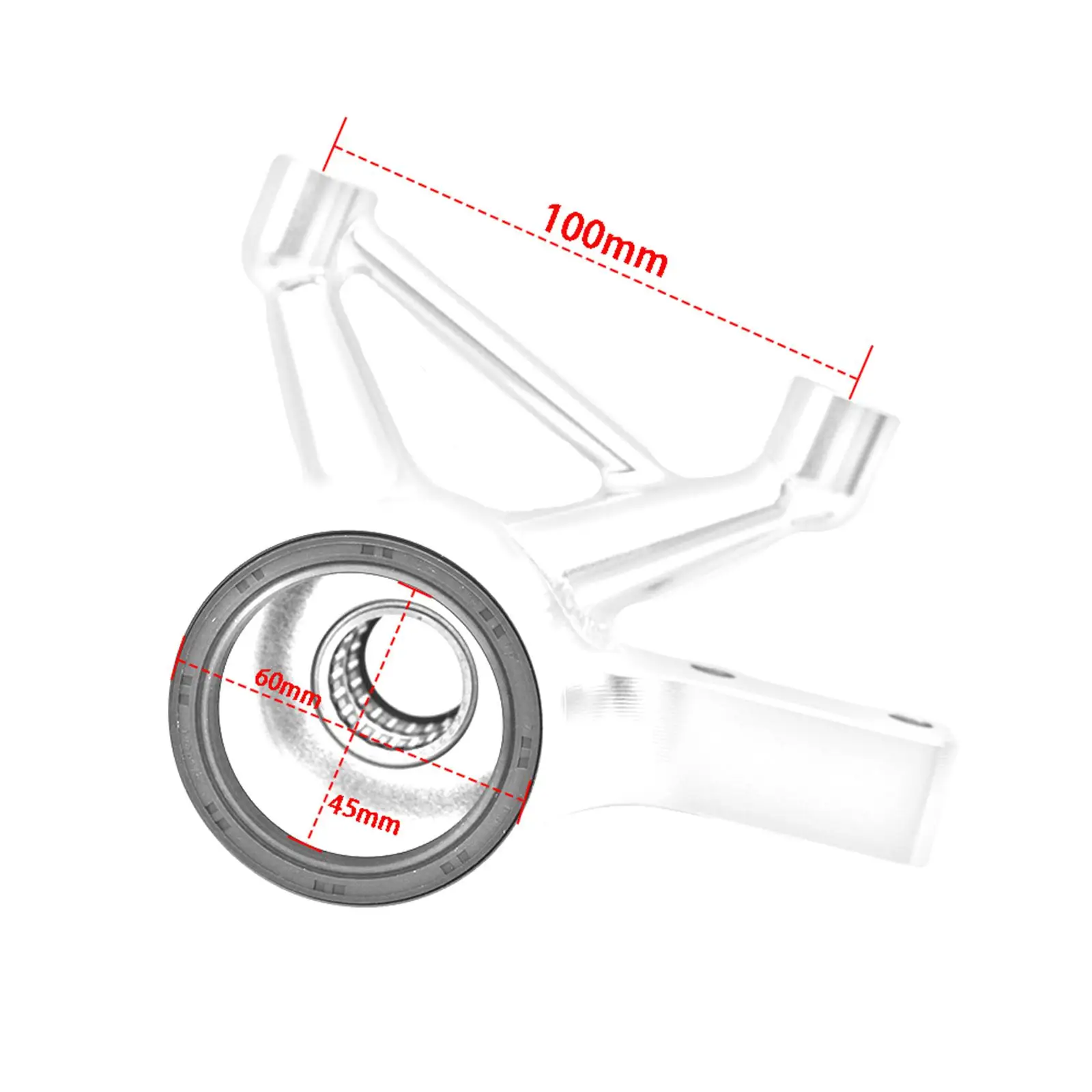 

Комплект передних тормозных суппортов для мотоцикла, кронштейн из алюминиевого сплава со встроенной крышкой для Vespa Sprint 150, прочные запчасти для транспортных средств