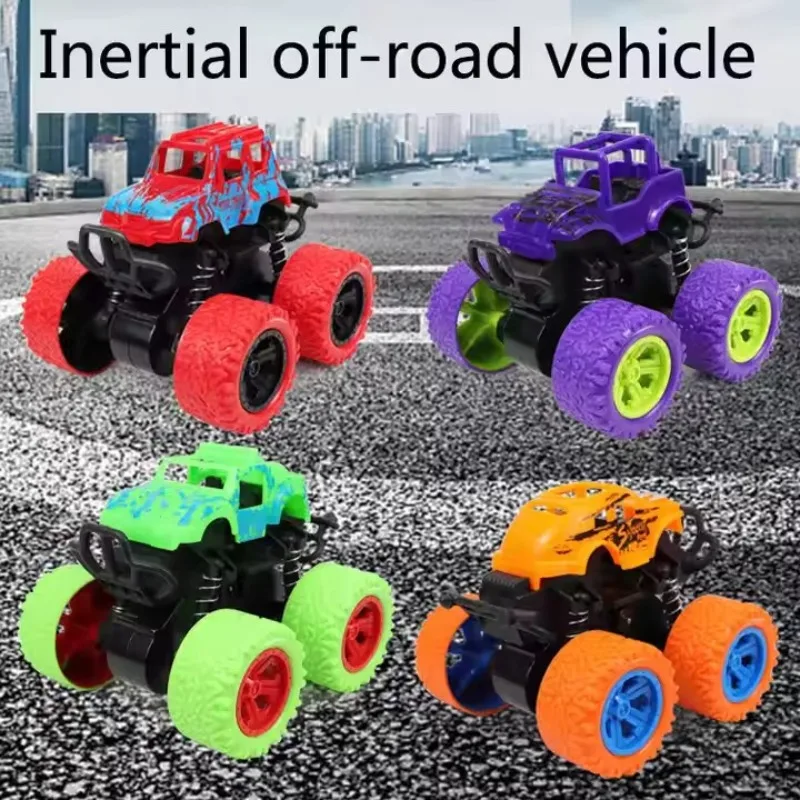 

Friction Power Car Toys Off Road Wheel Stunt Rolling 4WD Toys Car Monster Truck Inertial Four-wheel Drive Vehicle