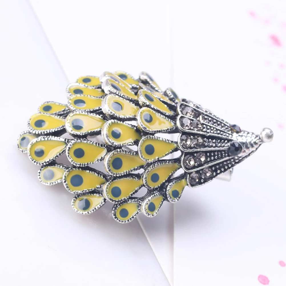 

Alloy Brooch Crab Rhinestone Cartoon Animal Pin Stylish Lapel Accessory For Women Gift Jewelry Decor Creative Badge