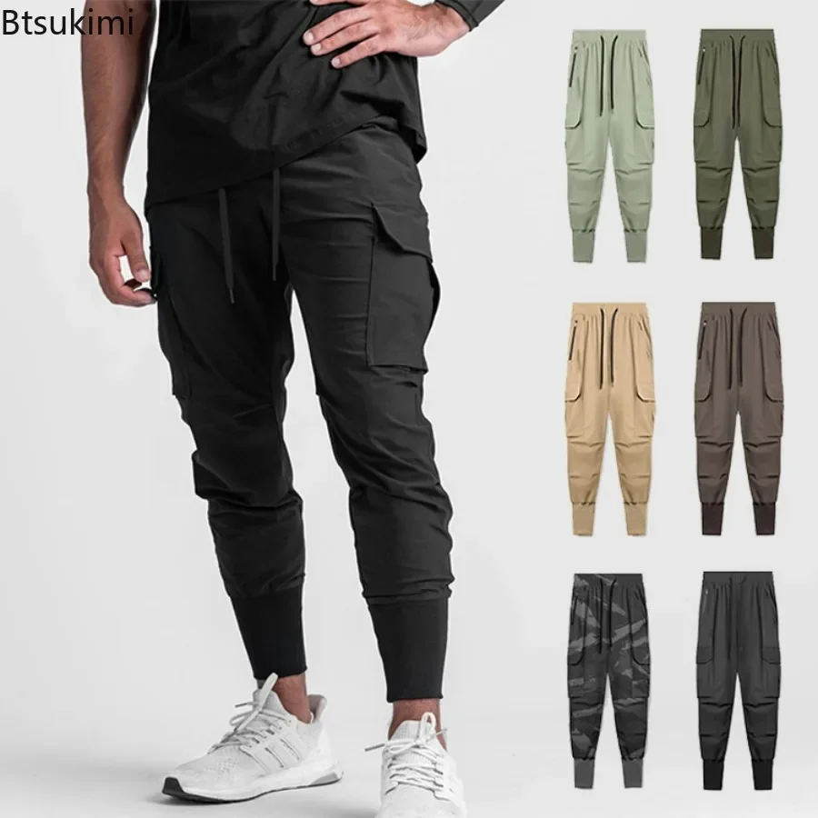 

New 2024 Jogger Men Fitness Sports Pants for Men Streetwear Outdoor Casual Pants Cotton Men's Trousers Brand Men's Clothing 3XL