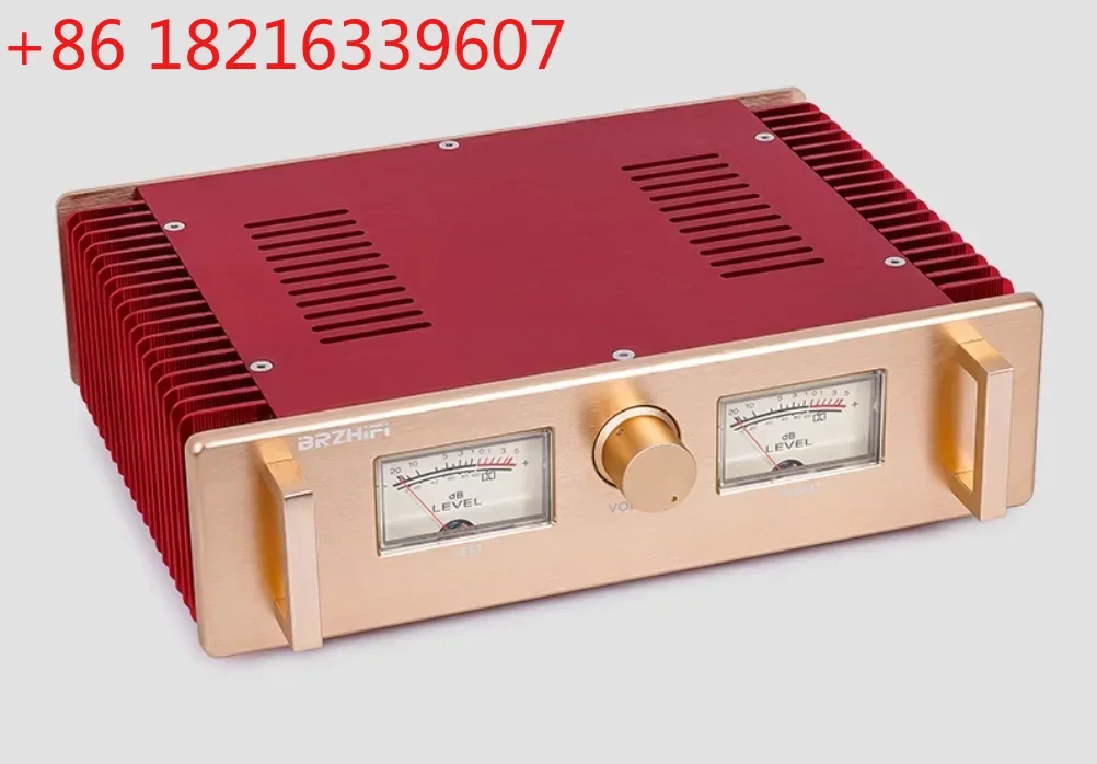 Latest BRZHIFI A100 Class A Hood 1969 Power Amplifier Class A 15W+15W 115V/230V 50/60 HZ