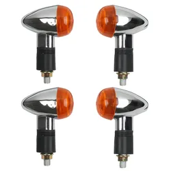 4x Indicator 12V Bullet Turn Signal Blinker For Suzuki Boulevard Intruder GS 500 Motorcycle Accessories