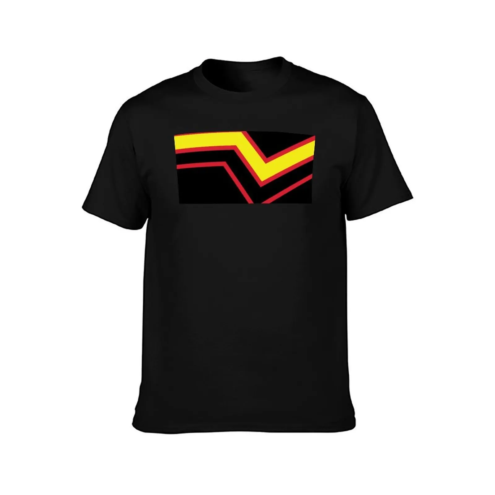 أسود أحمر أصفر شريط مطاط اللاتكس فخر العلم تي شيرت رجل تي شيرت جرافيك تي شيرت مصمم تي شيرت
