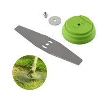 4pcs Grass Trimmer Metal Saw Blades Plastic Cover Brushcutter Knives For Electric Lawn Mower Lawnmower High Quality Power Tools