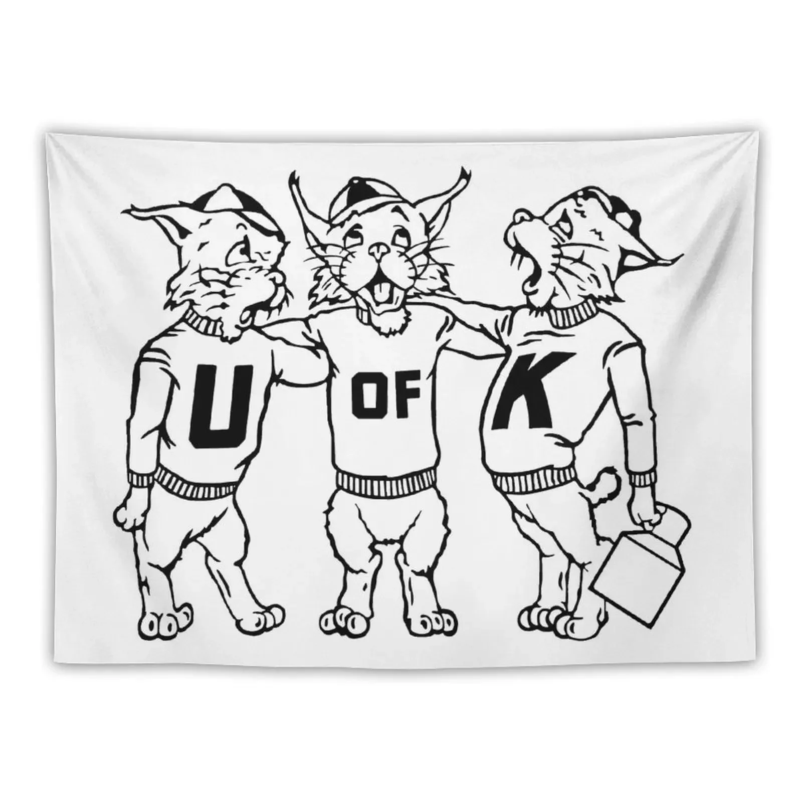 

University of Kentucky Wildcats Tapestry Hanging Wall Decor For Bedroom Bedrooms Decor Tapestry