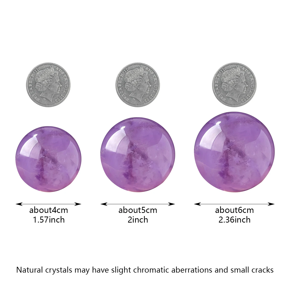 1 قطعة عرض المنزل الكريستال الطبيعي مصقول الكرة منضدية هدية احتفالية عيد الميلاد ديكور المنزل عشاق زخرفة ديكور فريد #2