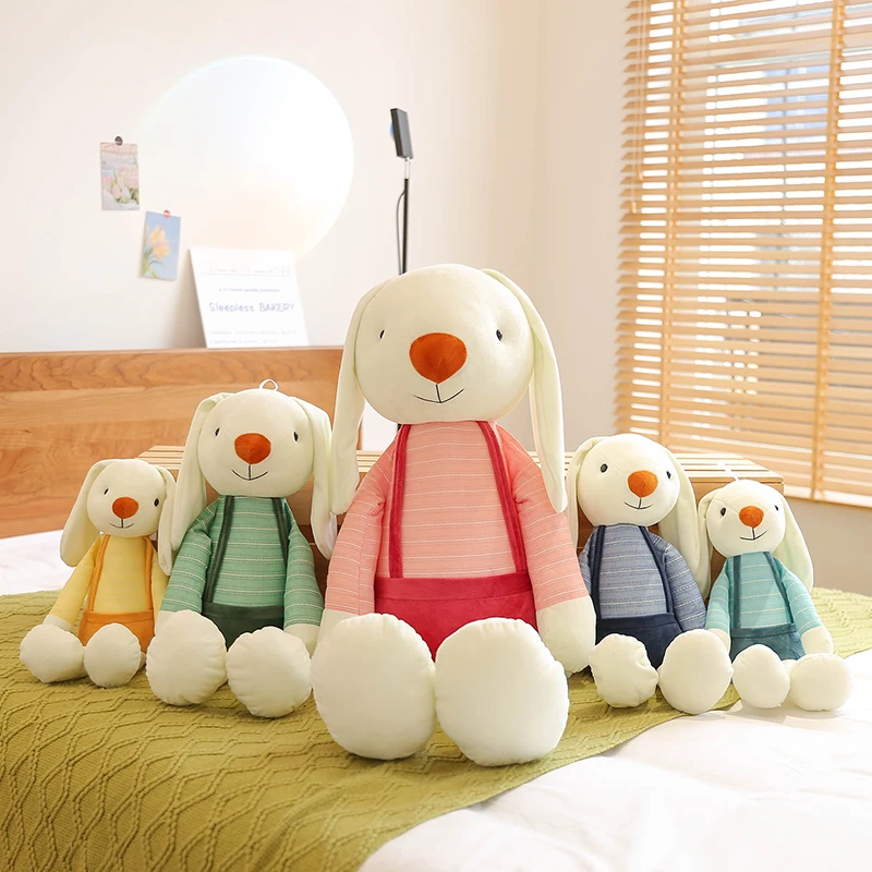 110cm Cute Bunny Plush Toy Small Doll Throw Pillow Bed Sleep Placate Doll Birthday Gift Girl