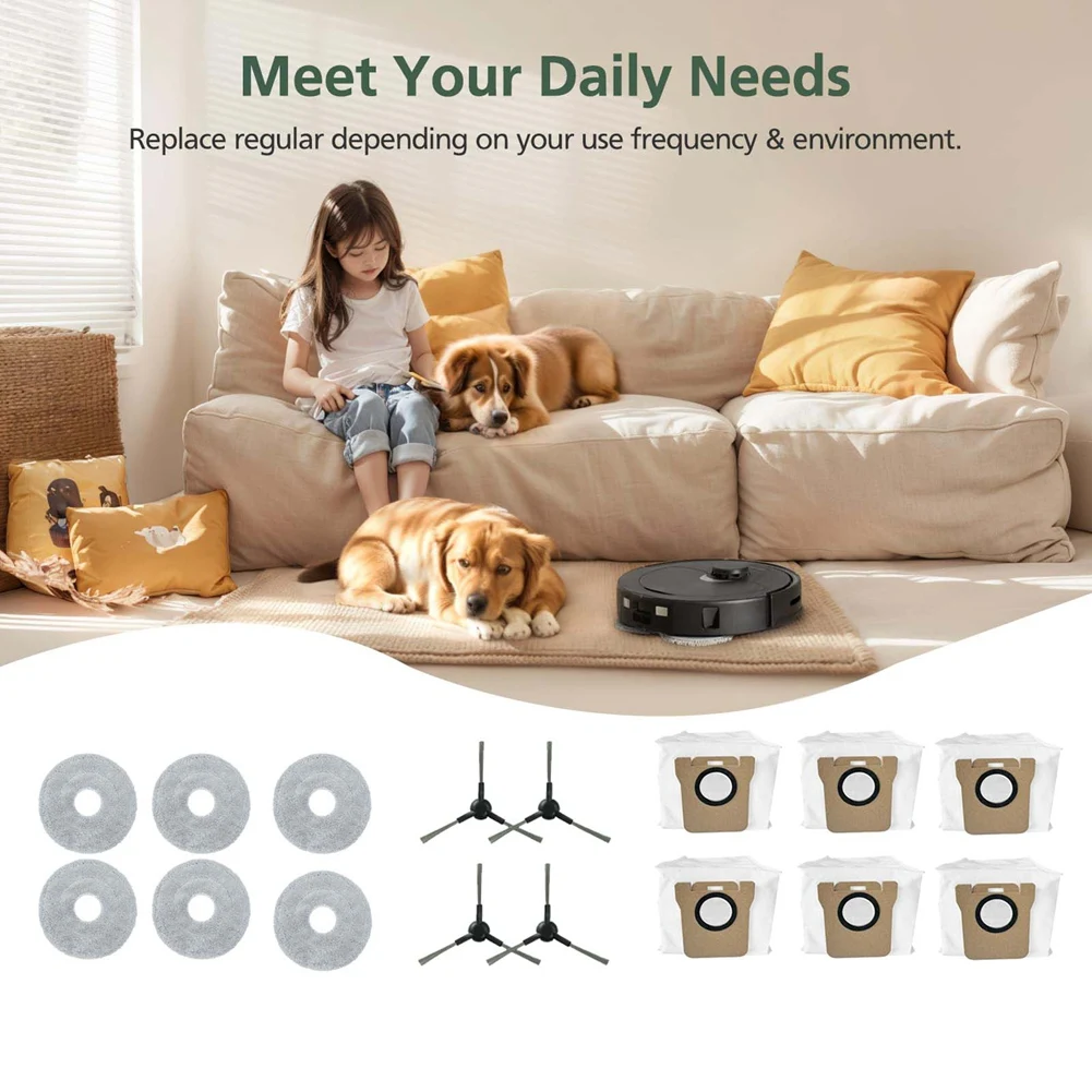 Aimee 16 قطعة لملحقات P20 Pro كيس غبار مرشح الفرشاة الجانبية الرئيسية #1