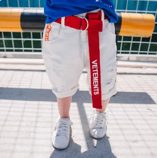 Children's clothing summer baby pure cotton children's five-point pants boys' new versatile children's pants