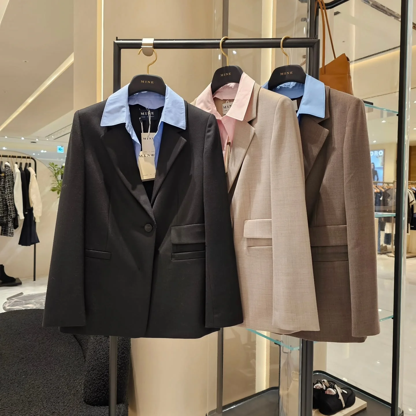 Koreanische Sle Maßgeschneiderte Anzug Jaet Abnehmbare Kragen Pendeln Vielseitig Top Mantel frauen Businwear Reine Offline Ss