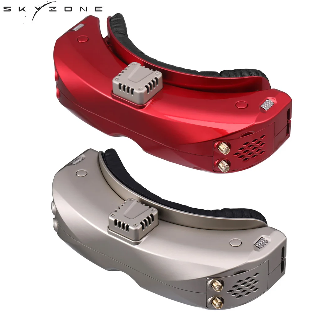 

SKYZONE SKY04X 5.8Ghz 48CH FPV Goggles Support 2D/3D HDMI Build in Headtracke With Fan DVR Camera For RC Plane Racing FPV Drone