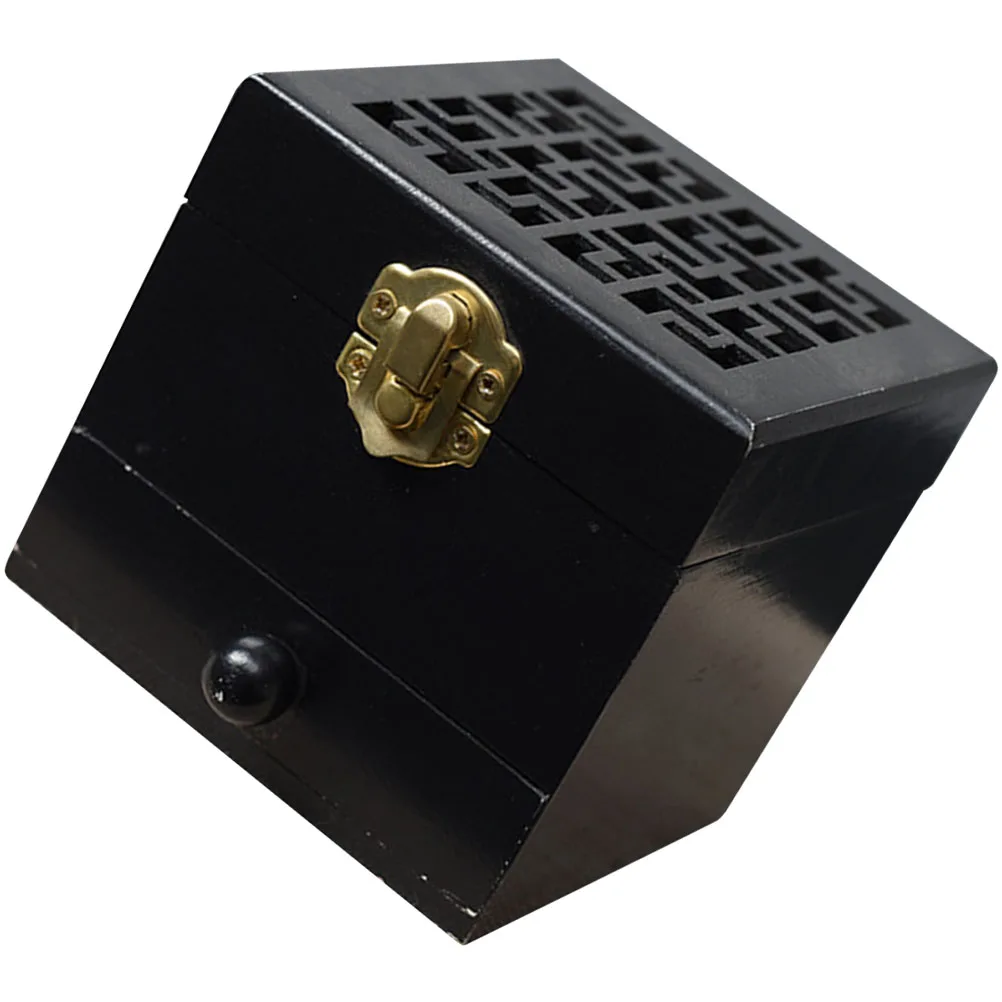 

Wood Incense Box Hollow Square Unique Design Aromatherapy Incense Burner for Home Decoration Relaxing Aroma Holder