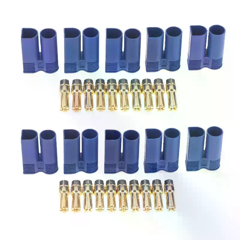 5/10Pcs Male Female EC5 Gold Plated Banana Plug - High Quality Bullet Connector Kit For RC Circuit Parts