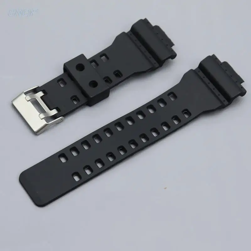 16mm Silicone Watchband for Casio G-Shock GA-110 GA-100 GA-120 Rubber Waterproof Men Watch Band Strap for ga700 400 g-8900