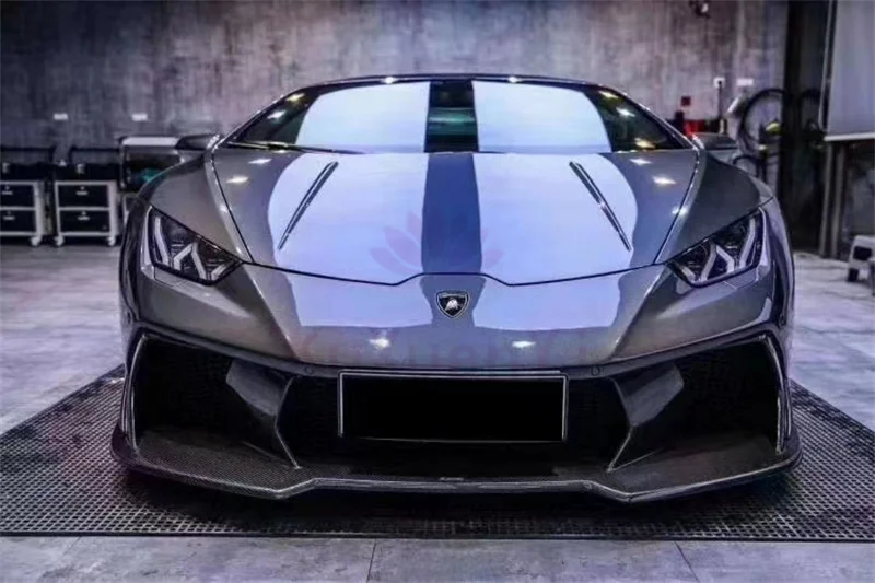 High Quality Vorsteiner Dry Carbon Forged Grain Front Bumper Front Bracket for Lamborghini Huracan LP580 LP610