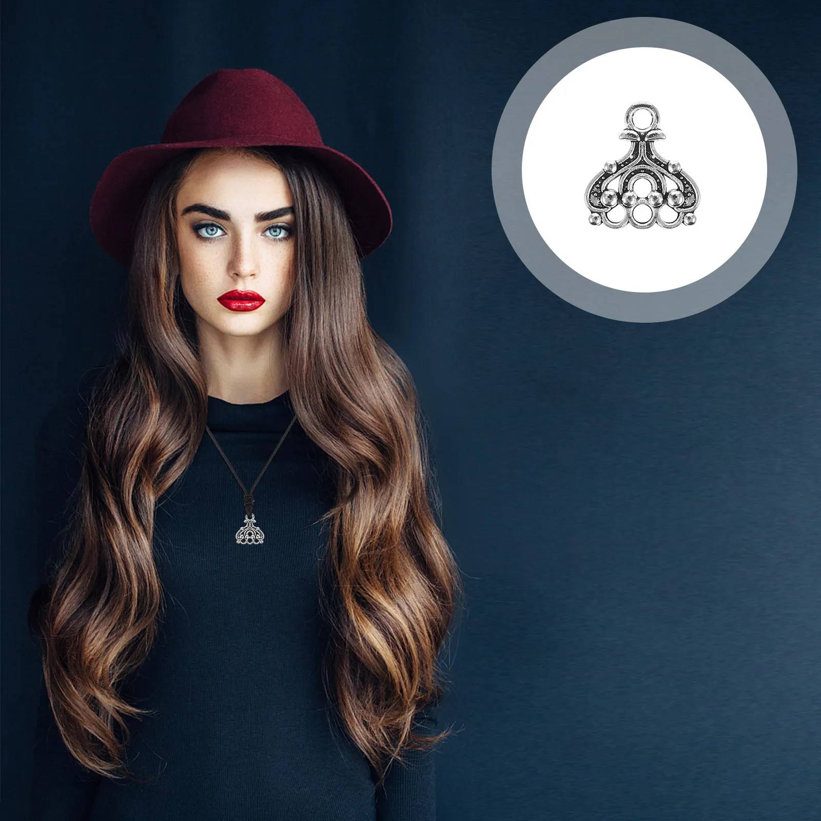 

100 шт. полых треугольных шармов-подвесок из сплава для рукоделия, изготовления украшений, ожерелий, браслетов и аксессуаров