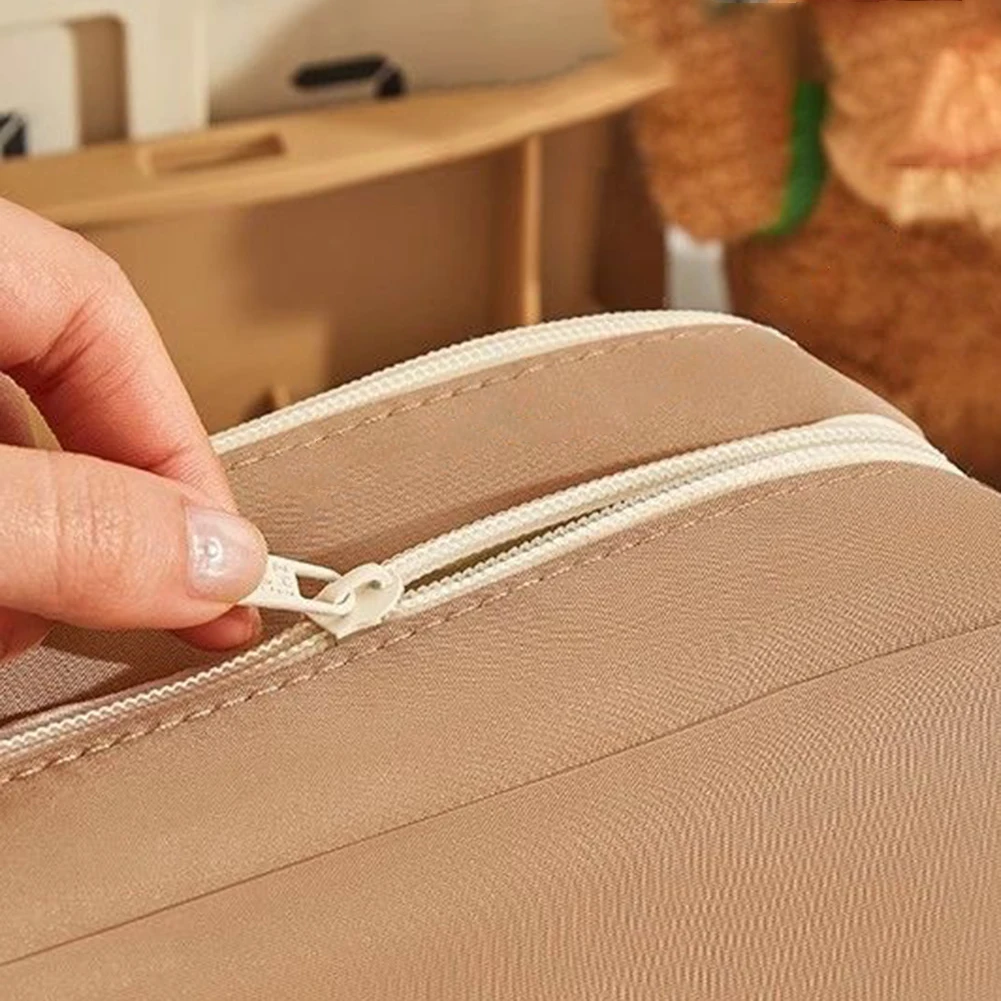 9-lagige Cartoon-Stifttasche mit Aufklebern, Capybara-Briefpapierhalter, Tasche, großes Fassungsvermögen, Aufbewahrungstasche für Schreibwaren, Schulbedarf